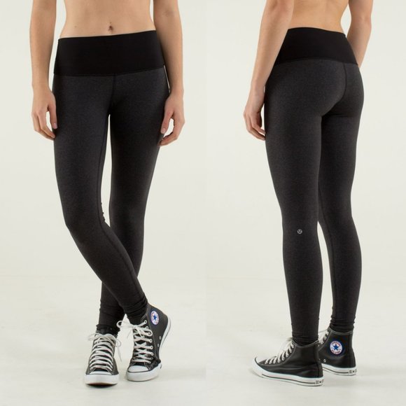 Lululemon Black Wee Stripe High Rise Wunder Unders